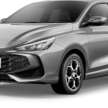 MG3 Hybrid+ 2024 dilancar di Thailand – hatchback segmen-B dengan 194 PS; dua varian; dari RM72k