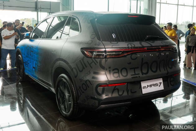 Proton eMas 7 ditunjuk — SUV for Geely Galaxy E5;  EV pertama M'sia dijual hujung 2024