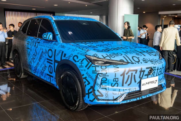 Proton eMas 7 SUV – co-developed with Geely Galaxy E5; first Malaysian branded electric vehicle to go on sale in late 2024