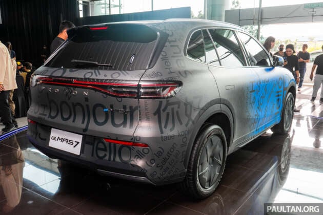 Proton eMas 7 SUV – co-developed with Geely Galaxy E5; first Malaysian branded electric vehicle to go on sale in late 2024