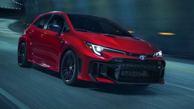 Toyota GR Corolla 2025 facelift – new 8-speed automatic transmission, improved chassis, new front bumper for increased cooling