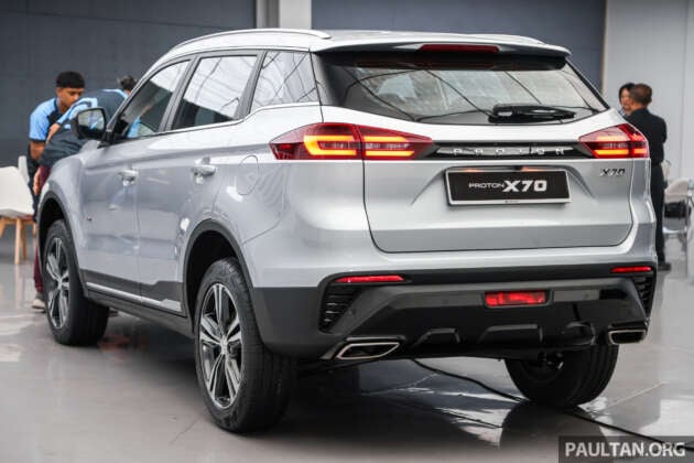 2025 Proton X70 facelift fully revealed – all-new front end, unique rear bumper, bigger screen with AACP