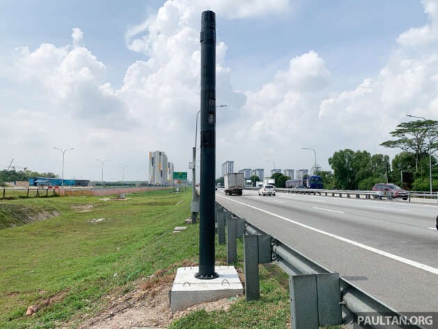 AES Speed ​​Cameras in Malaysia Updated – AWAS Setup Has New Pillar Design, Now Less Visible to Drivers