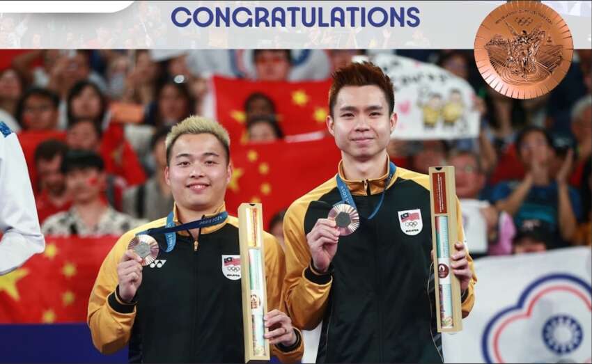 Aaron Chia, Soh Wooi Yik win Olympic bronze at Paris 2024 – badminton duo take home a Chery Tiggo 7 Pro 1800035