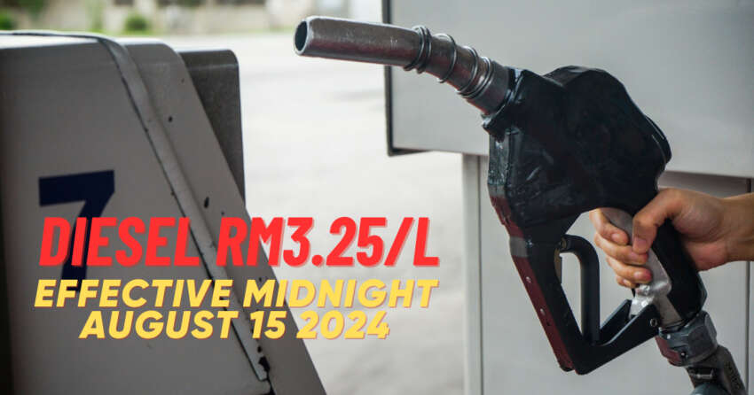 Malaysian fuel prices August 2024 week three – diesel drops another 5 sen to RM3.25/litre; petrol unchanged 1803115