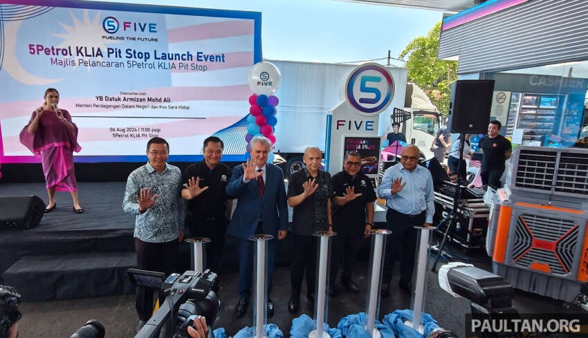 Five KLIA Pit Stop launched – new flagship fuel station to be equipped with 240 kW DC EV charger, AI tech 1800761