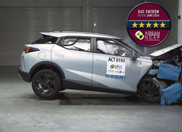 GAC GS3 Emzoom scores 5-star ASEAN NCAP rating