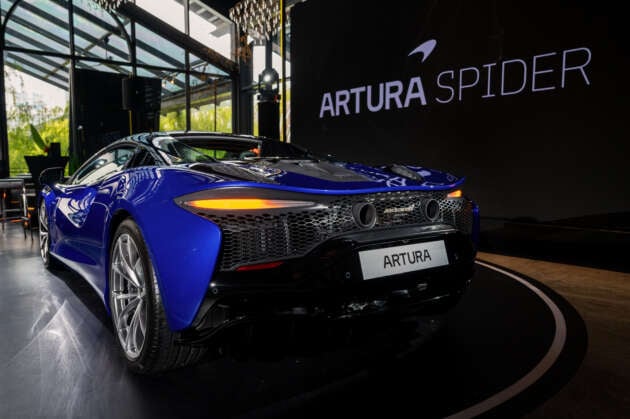 McLaren Artura Spider launched in Malaysia – 3.0T V6 PHEV convertible; 700 PS, 720 Nm; from RM3.4 mil