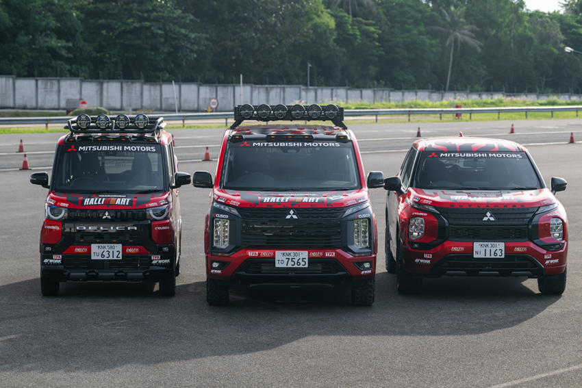 Mitsubishi Ralliart bawa Delica Mini, Outlander PHEV & Delica D:5 untuk kenderaan sokongan rali AXCR 2024 1801694