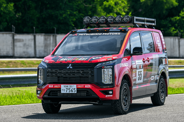 Mitsubishi Ralliart bawa Delica Mini, Outlander PHEV & Delica D:5 untuk kenderaan sokongan rali AXCR 2024