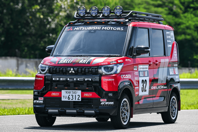 Mitsubishi Ralliart bawa Delica Mini, Outlander PHEV & Delica D:5 untuk kenderaan sokongan rali AXCR 2024