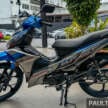 2024 Modenas Kriss 110 Fi Malaysia launch, priced at RM4,599 from drum brake, RM4,998 for disc