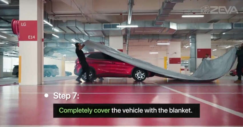 MyZEVA releases video guide on EV fire blanket usage 1803144