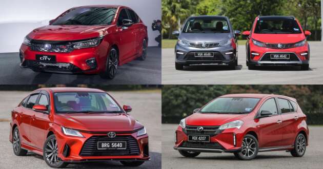 Perodua Myvi is the king of B-segment sales in Malaysia; Toyota Vios/Yaris leads Honda City Sedan/Hatchback