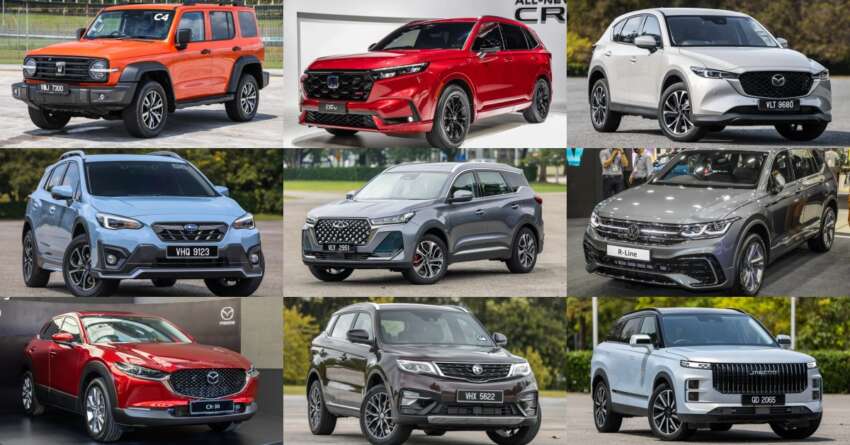 Honda CR-V leads C-segment SUV sales in Malaysia from Jan-July 2024 ahead of Mazda CX-5, Proton X70 1803010