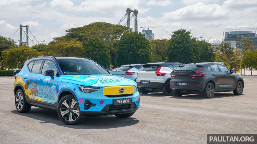 Volvo C40 and XC40 EVs with free accessory pack worth RM43k, available only at Sentul Depot, Aug 9-11 1800493