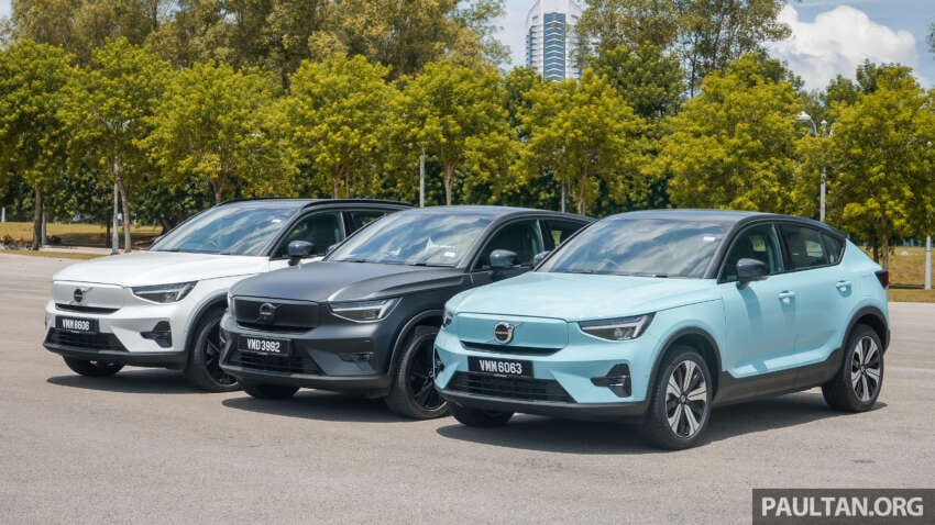 Volvo C40 and XC40 EVs with free accessory pack worth RM43k, available only at Sentul Depot, Aug 9-11 1800486