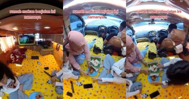Penggunaan tilam dalam MPV/van yang sedang bergerak tidak wajar dilakukan, tidak selamat