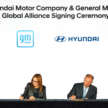 Hyundai and General Motors sign MoU to explore developing and building cars together, including EVs