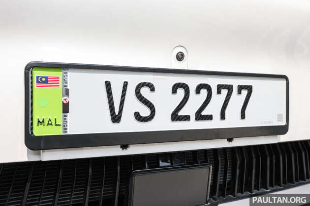 JPJePlate for EVs launched – Euro-style embossed design with Malaysia flag, embedded RFID, RM98