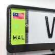 Malaysia to adopt standardised Euro-style number plate for all cars in future – white BG, no fancy plates