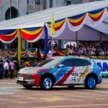 Proton eMas 7 EV debuts at Merdeka parade