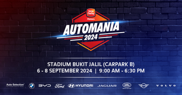 Exceptional deals from multiple brands at Sime Darby Motors Automania at Stadium Bukit Jalil, Sept 6-8!