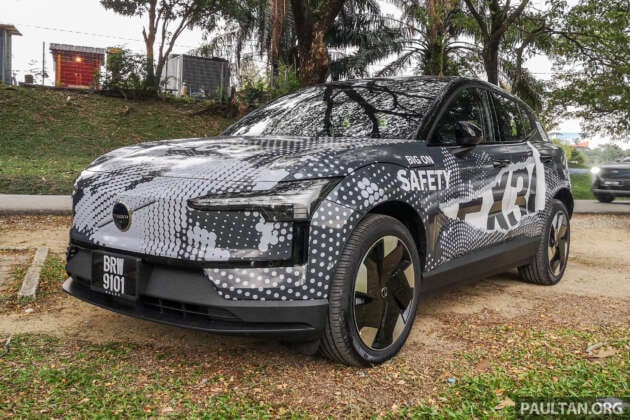 Volvo EX30 ‘teaser camo’ car going on pre-launch nationwide tour – snap, post on IG, win cafe vouchers