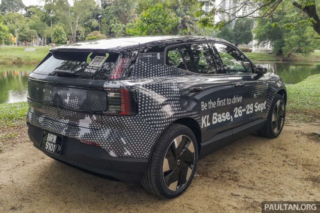 Volvo EX30 EV with teaser camo spotted on-the-road – customer launch event at KL Base, September 26-29