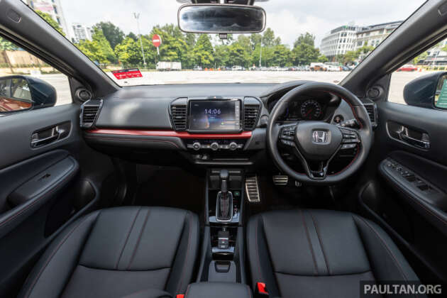 GALERI: Honda City Hatchback facelift 2024 dalam warna Phoenix Orange Pearl, tanpa tambahan kos