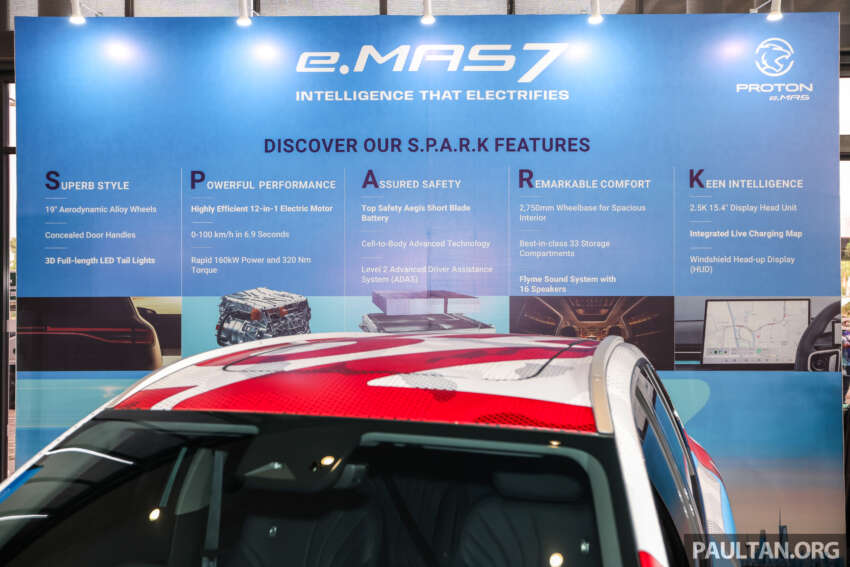 Proton eMas 7 – tempahan dibuka, harga anggaran RM120,000, kabin sudah didedahkan di ACE 2024 1840581