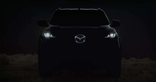 Mazda BT-50 facelift 2025 ditunjukkan dalam teaser