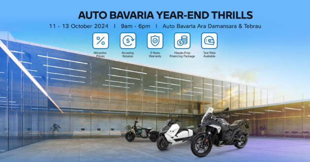 Auto Bavaria Year-End Thrills – amazing deals on BMW, MINI and BMW Motorrad models; October 11-13
