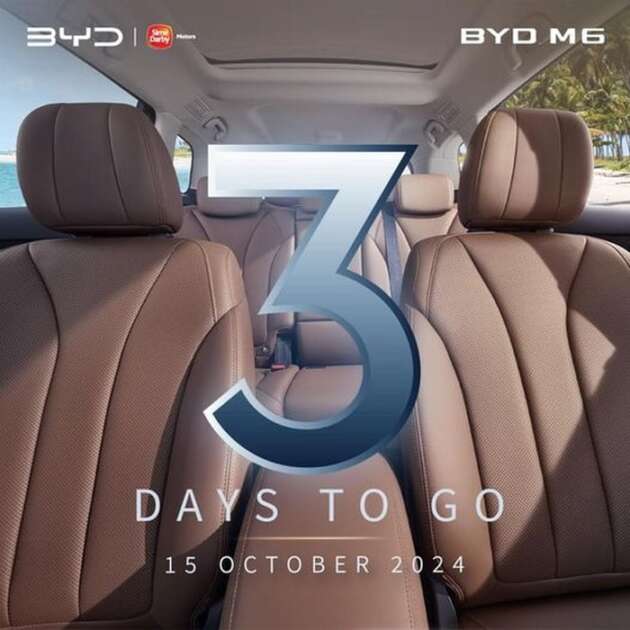 BYD M6 dengan tujuh-tempat duduk, dilancarkan esok