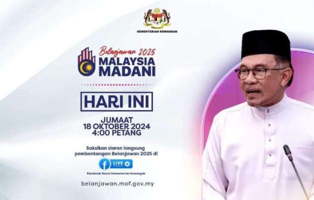 Belanjawan 2025 akan dibentang 4 pm ini oleh PM