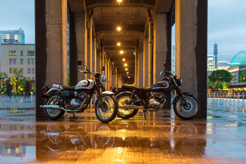Kawasaki W230 diperkenal – model klasik dengan enjin satu silinder 233 cc, transmisi enam kelajuan 1827349