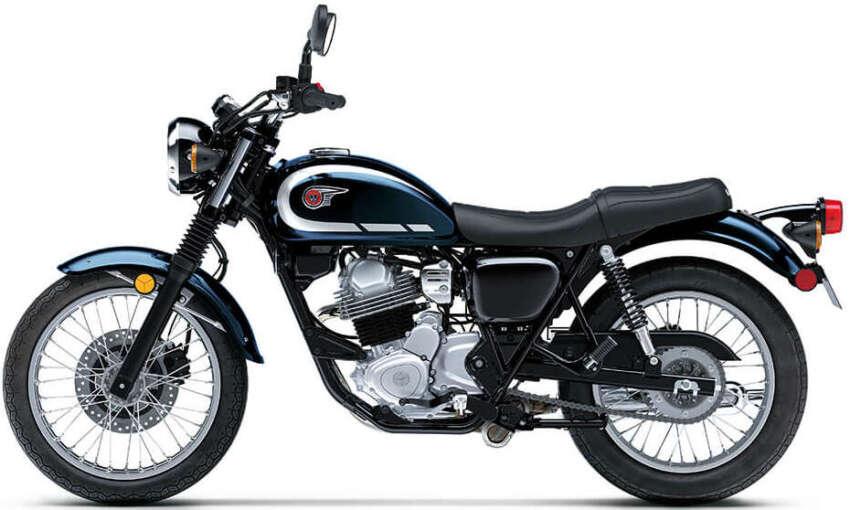 Kawasaki W230 diperkenal – model klasik dengan enjin satu silinder 233 cc, transmisi enam kelajuan 1827337