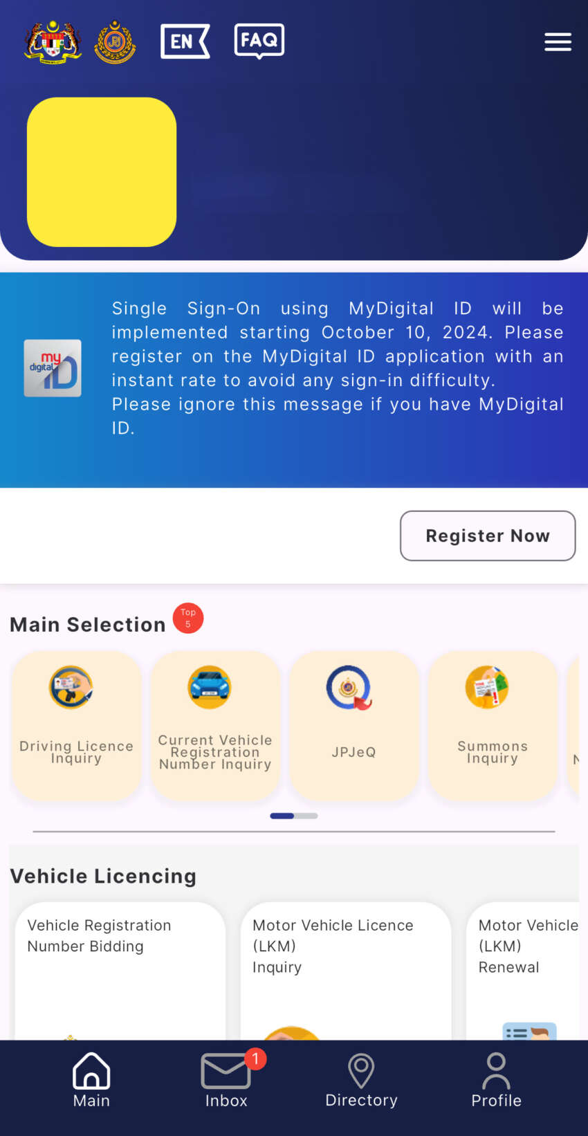 MyJPJ app users must have a MyDigital ID to use the app beginning Oct 10, 2024 – here’s how to register 1826060