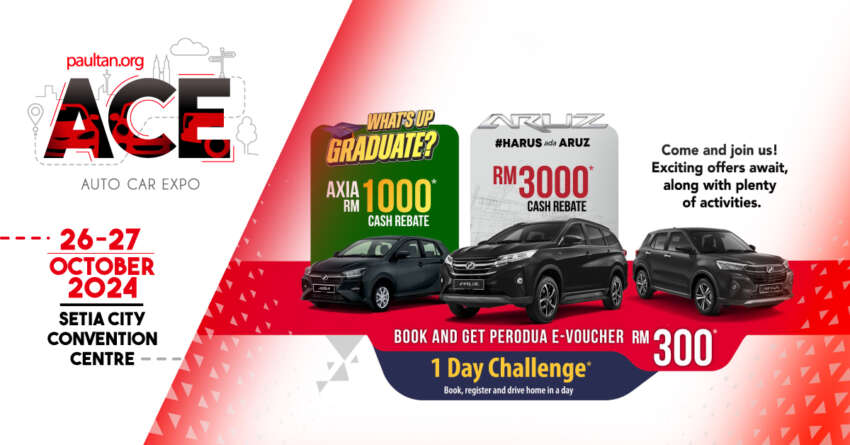 ACE 2024: Perodua Aruz Black Edition dipamerkan, ditemani Ativa dan Axia – ganjaran hebat ditawarkan 1840450