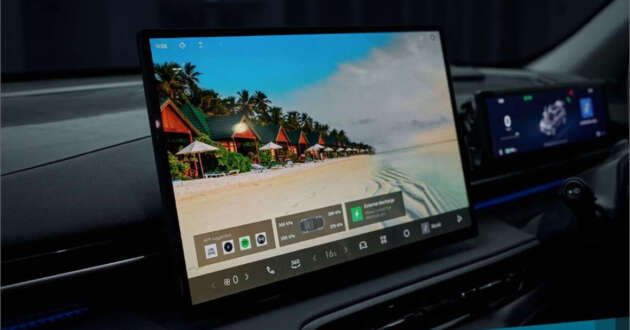 Proton eMas 7 – foto awalan kabin dedahkan skrin 15.4-inci, paparan 2.5k, 16-pembesar suara Wanos