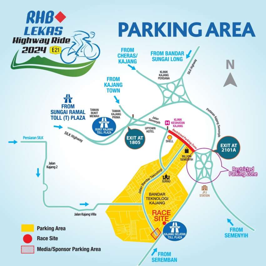 Lebuhraya Lekas ditutup sepenuhnya pada 12-13 Oktober 2024 untuk acara RHB Lekas Highway Ride 1829056