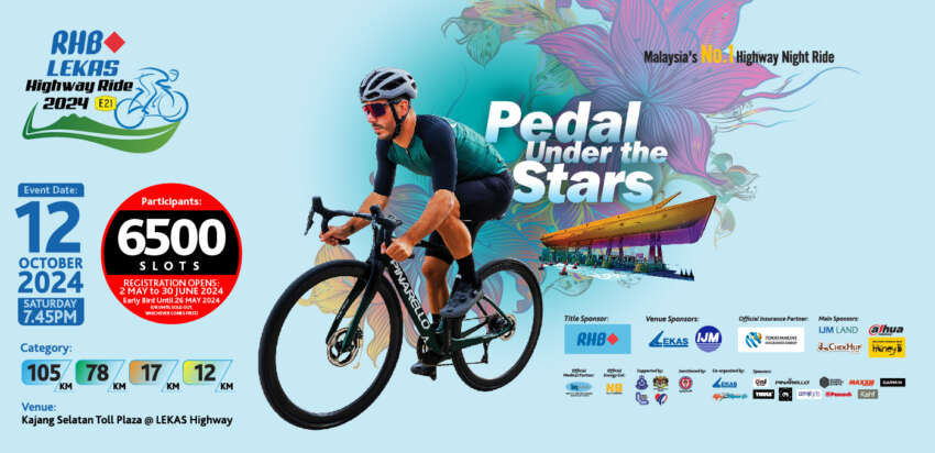 Lebuhraya Lekas ditutup sepenuhnya pada 12-13 Oktober 2024 untuk acara RHB Lekas Highway Ride 1829058