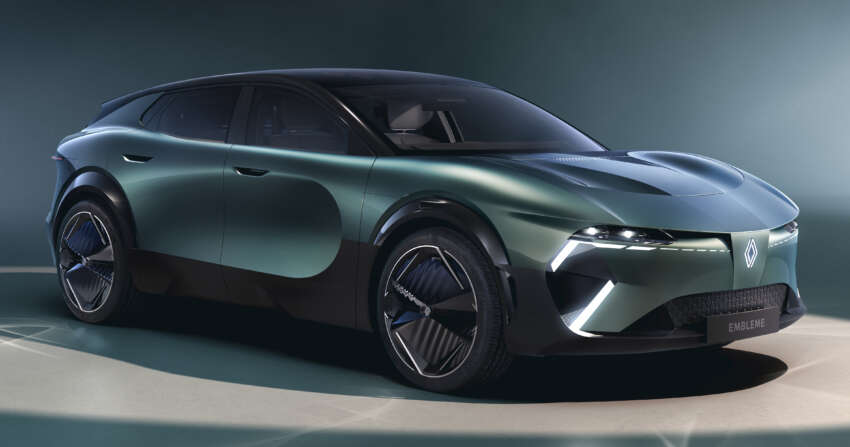 Renault Embleme debuts – battery-electric hydrogen fuel cell concept previews BEV production model 1828632