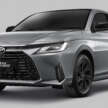 2024 Toyota Yaris Ativ Nightshade in Thailand – Vios with black pack, 94 PS 1.2L NA 4-cyl, RM90k