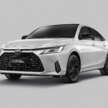 2024 Toyota Yaris Ativ Nightshade in Thailand – Vios with black pack, 94 PS 1.2L NA 4-cyl, RM90k