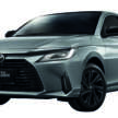 2024 Toyota Yaris Ativ Nightshade in Thailand – Vios with black pack, 94 PS 1.2L NA 4-cyl, RM90k