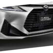 2024 Toyota Yaris Ativ Nightshade in Thailand – Vios with black pack, 94 PS 1.2L NA 4-cyl, RM90k