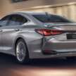 Lexus ES facelift 2026 didedah – dapat lampu, gril dan skrin sesentuh 14 inci baru, enjin masih sama
