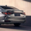 Lexus ES facelift 2026 didedah – dapat lampu, gril dan skrin sesentuh 14 inci baru, enjin masih sama