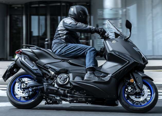 2025 Yamaha TMax Tech Max updated – Euro 5+, cornering ABS, facelift & new headlights for front end